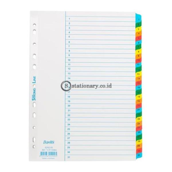 Bantex Strongline Indexes A4 31 Pages (1-31 Index) #6242 Office Stationery