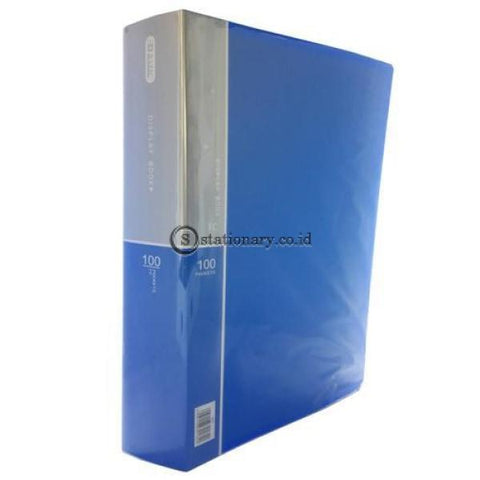 Bazic Clear Holder Album Folio 100 Sheets #451B Biru Office Stationery