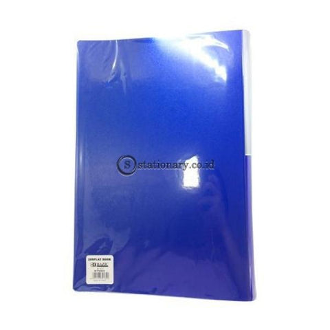 Bazic Clear Holder Album Folio 60 Sheets #421B Biru Office Stationery