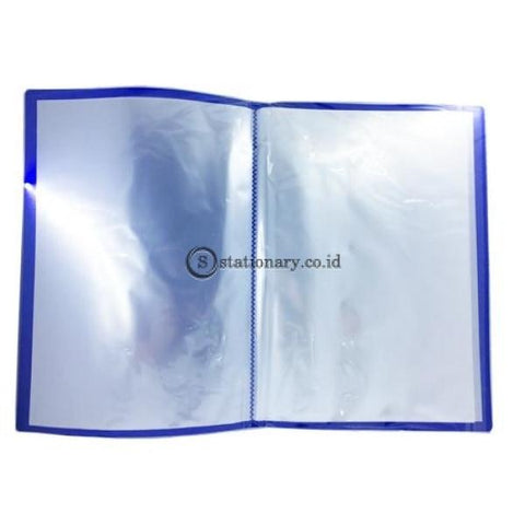 Bazic Clear Holder Album Folio 40 Sheets #420B Biru