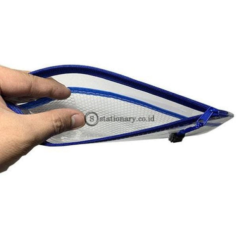 Bazic Zipper Bag Clear Jaring A6 #8853 Office Stationery