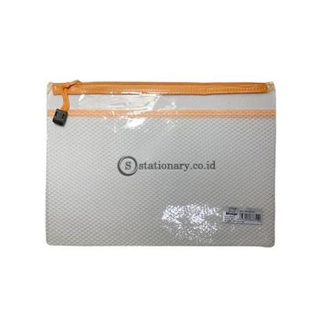 Bazic Zipper Bag Clear Jaring B5 #8855 Office Stationery
