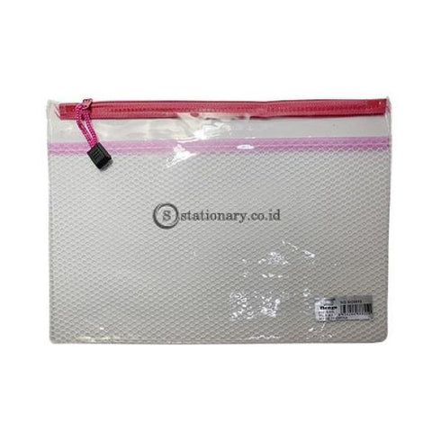 Bazic Zipper Bag Clear Jaring B5 #8855 Office Stationery