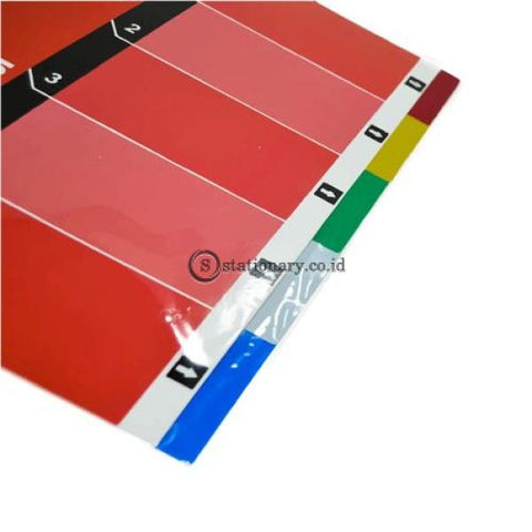 Benex Index Divider Plastik A4 5 Warna #9205 Office Stationery Promosi