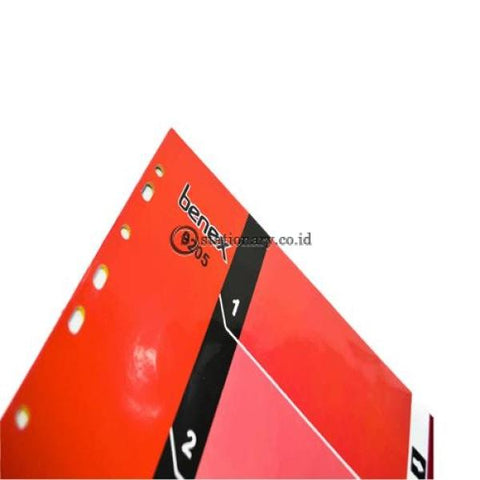 Benex Index Divider Plastik A4 5 Warna #9205 Office Stationery Promosi