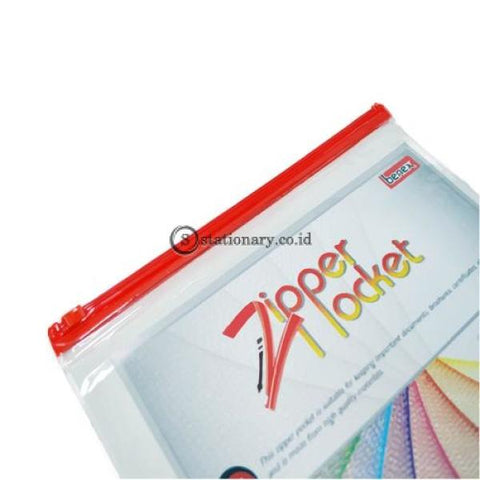 Benex Zipper Pocket Mika Transparant 0.13Mm A5 #9132 Office Stationery