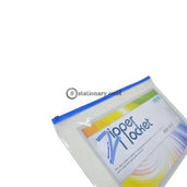 Bindex Zipper Pocket Mika Transparent 0.18Mm Folio #7130 Office Stationery