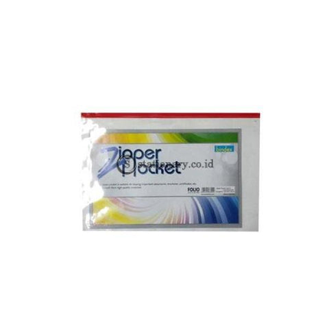Bindex Zipper Pocket Mika Transparent 0.18Mm Folio #7130 Office Stationery