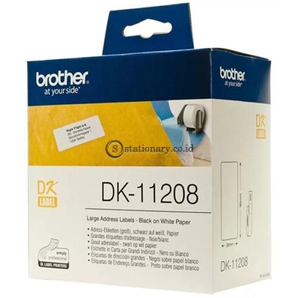 Brother Label Tape Dk-11208 (Cut 38Mm X 90Mm) Office Equipment