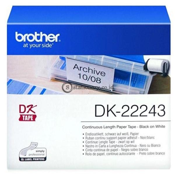 Brother Label Tape Dk-22243 Continuous Length Film Clear 102Mm X 30.48M Office Equipment