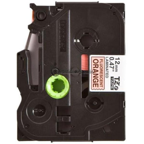 Brother Label Tape Tze-B31 Black On Fluorange 12Mm X 5M Office Equipment