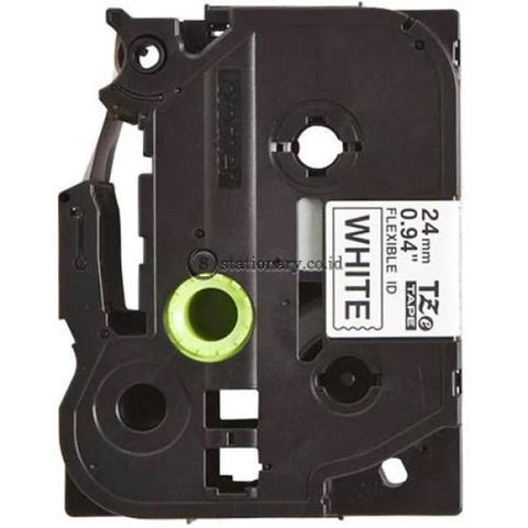 Brother Label Tape Tze-Fx251 Black On White Flexible 24Mm Office Equipment
