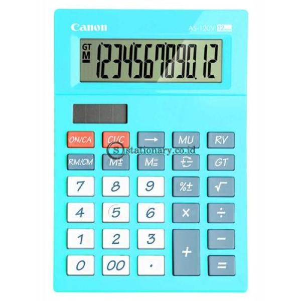 Canon Desktop Calculator As-120V 12 Digit Blue Office Stationery