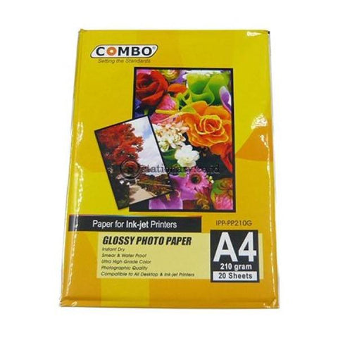 Combo Kertas Foto Photo Paper Glossy A4 210Gsm Office Stationery