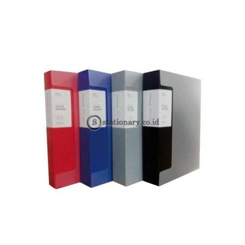 Daiichi Clear Holder Album A4 100 Pocket Classic Black Dpr06A4104100 Office Stationery Promosi