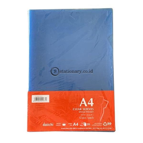 Daiichi Clear Sleeves A4 (240X315Mm) Biru Dcs05A4-102012 Office Stationery