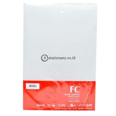 Daiichi Dcs05 Clear Sleeve F4 / Folio (240X355Mm) Bening Office Stationery