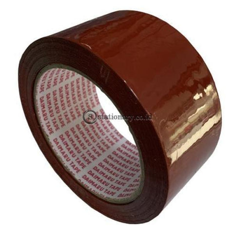 Daimaru Plakban Opp Tape 2 Inch (48Mm) Blok Warna Merah Office Stationery