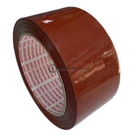 Daimaru Plakban Opp Tape 2 Inch (48Mm) Blok Warna Merah Office Stationery