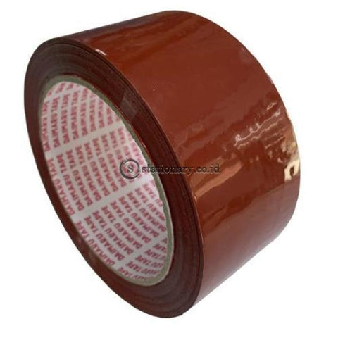 Daimaru Plakban Opp Tape 2 Inch (48Mm) Blok Warna Merah Office Stationery