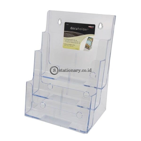 Deflecto Rak Brosur 3-Tier Multi Pocket LS A4 #77301