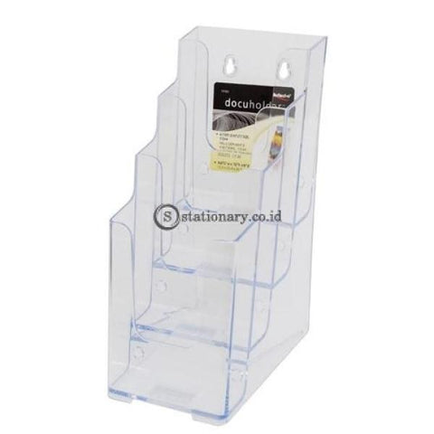 Deflecto Rak Brosur 4-Tier Multi Pocket #77701 Office Stationery Digital & Display