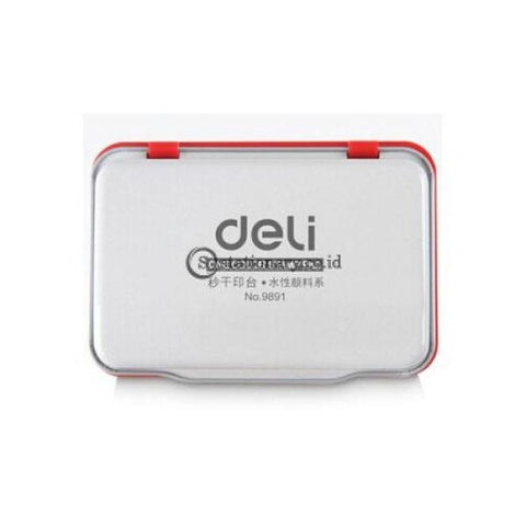 Deli Bak Stamp Pad (Red) 9891 Office Stationery