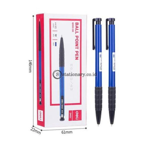 Deli Ballpoint Pen 0.7Mm Blue Eq00330 Office Stationery