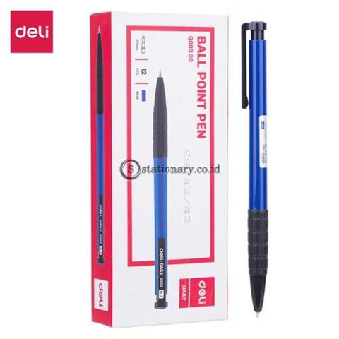 Deli Ballpoint Pen 0.7Mm Blue Eq00330 Office Stationery