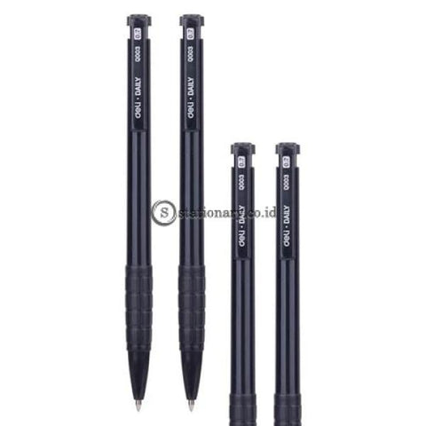 Deli Ballpoint Pen Daily 0.7Mm Black Eq00320 Office Stationery