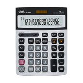 Deli Calculator Check Correct 16 Digits Metal WE39265