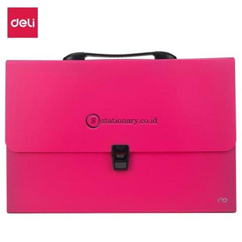 Deli Expanding File Rio Buckled With Handle Fc-13P-3C Eb40402 Office Stationery