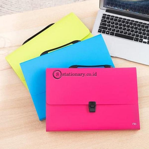 Deli Expanding File Rio Buckled With Handle Fc-13P-3C Eb40402 Office Stationery