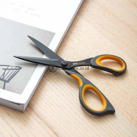 Deli Gunting Soft Touch Scissors 175Mm E6027 Office Stationery