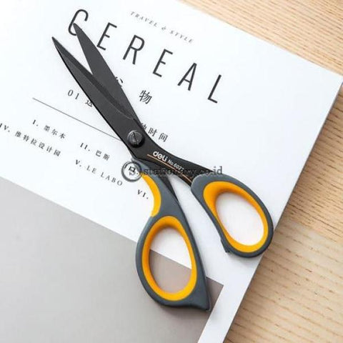 Deli Gunting Soft Touch Scissors 175Mm E6027 Office Stationery