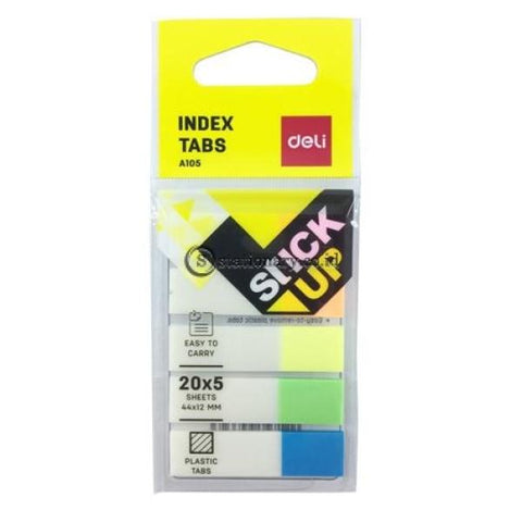 Deli Index Stiker A10502 (20 X 5) Office Stationery