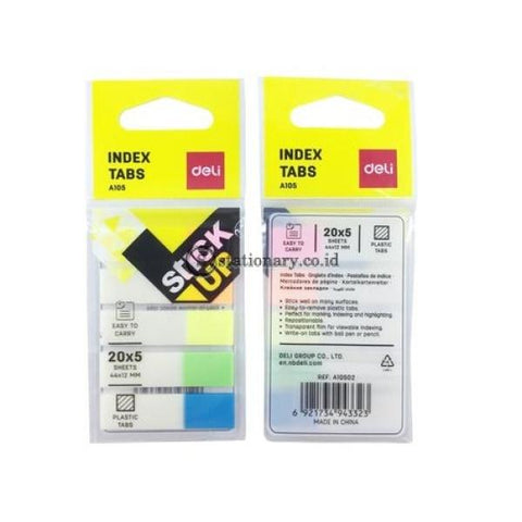 Deli Index Stiker A10502 (20 X 5) Office Stationery