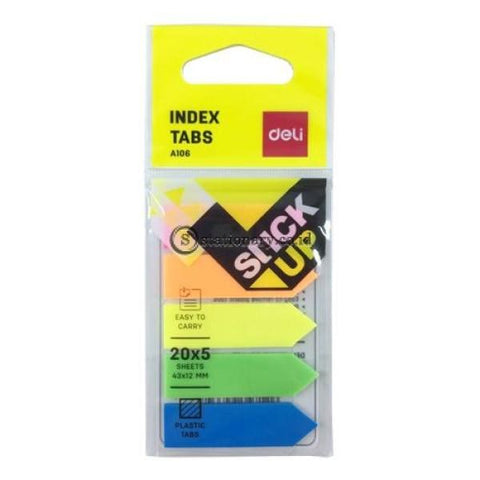 Deli Index Stiker A10602 (20 X 5) Office Stationery