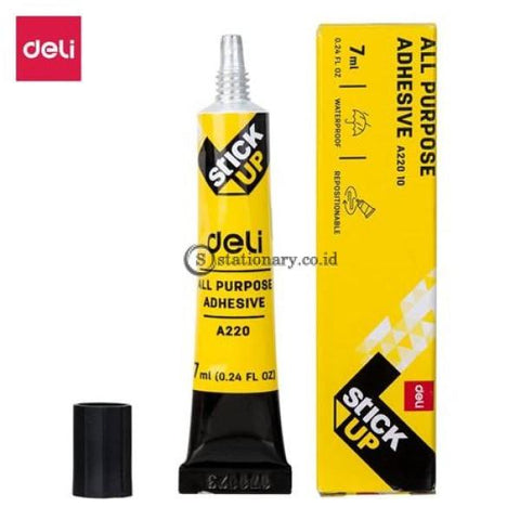 Deli Lem Super Glue All Purpose Adhesive 7Ml Ea22010 Office Stationery