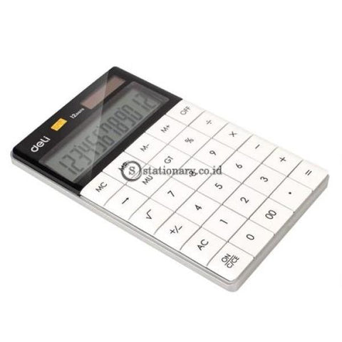 Deli Modern Calculator 12 Digit White E1589 Office Stationery