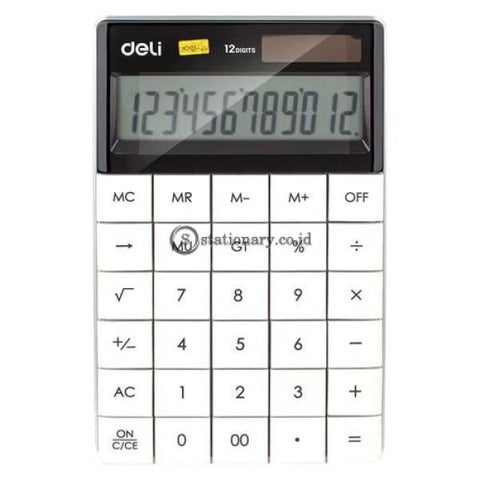 Deli Modern Calculator 12 Digit White E1589 Office Stationery