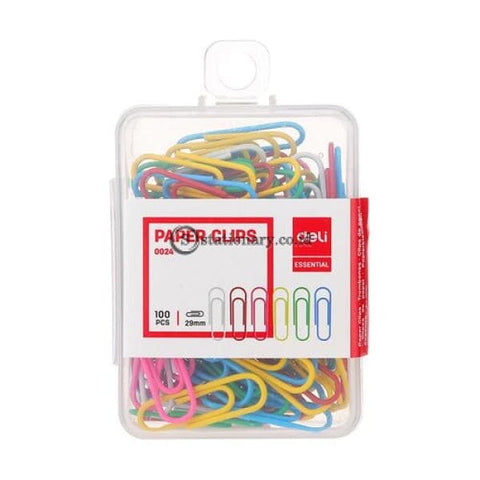 Deli Paper Clip Warna (Asst. Box) 29mm E0024