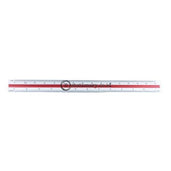 Deli Penggaris Segitiga Scale Ruler 30Cm 8930 Office Stationery