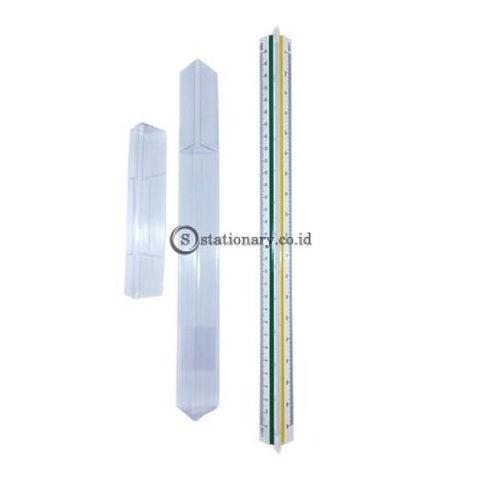 Deli Penggaris Segitiga Scale Ruler 30Cm 8930 Office Stationery