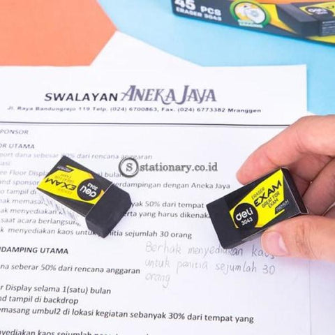 Deli Penghapus Pensil Exam Eraser Soft 2B Clean E3043 Office Stationery
