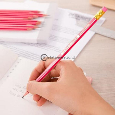 Deli Pensil Kayu Dengan Penghapus 2B #e37000 Office Stationery