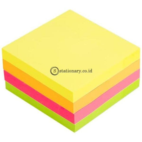 Deli Post It Warna Memo Sticky Notes 76X76Mm (4X100Sheets) Ea03003 Office Stationery