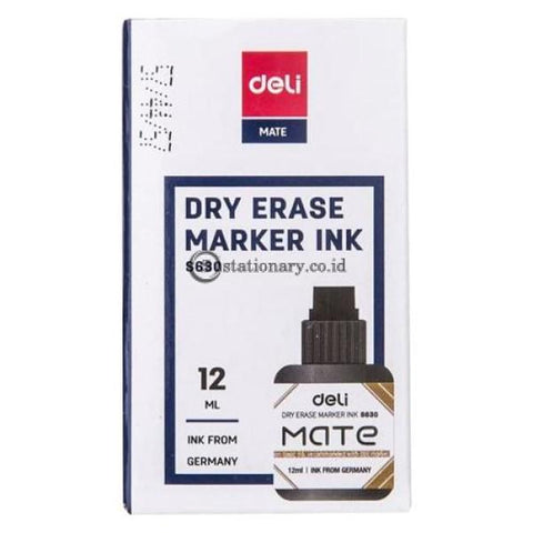 Deli Refill Tinta Whiteboard Marker 12Ml Hitam Es630 Office Stationery