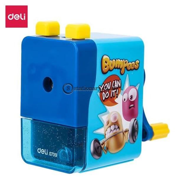 Deli School Rotary Sharpener Rautan Meja E0739 Office Stationery
