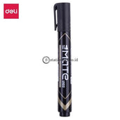 Deli Spidol Permanent Marker Mate 1.5Mm Black Eu10220 Office Stationery